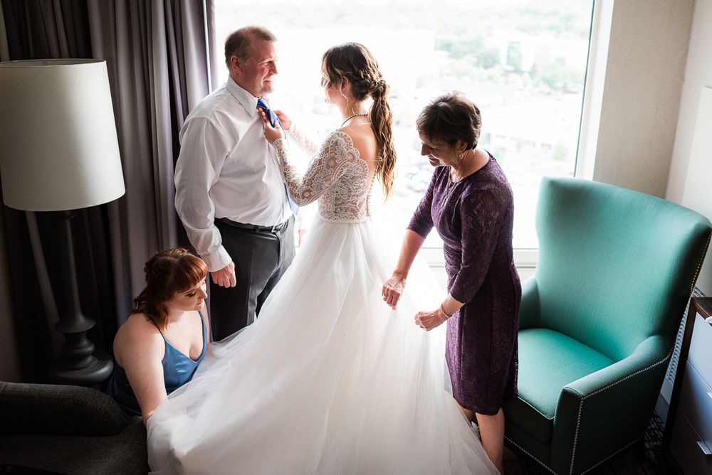 Boise Wedding Photography, bride getting ready. Grove Hotel Boise Idaho. Capturing magical moments.