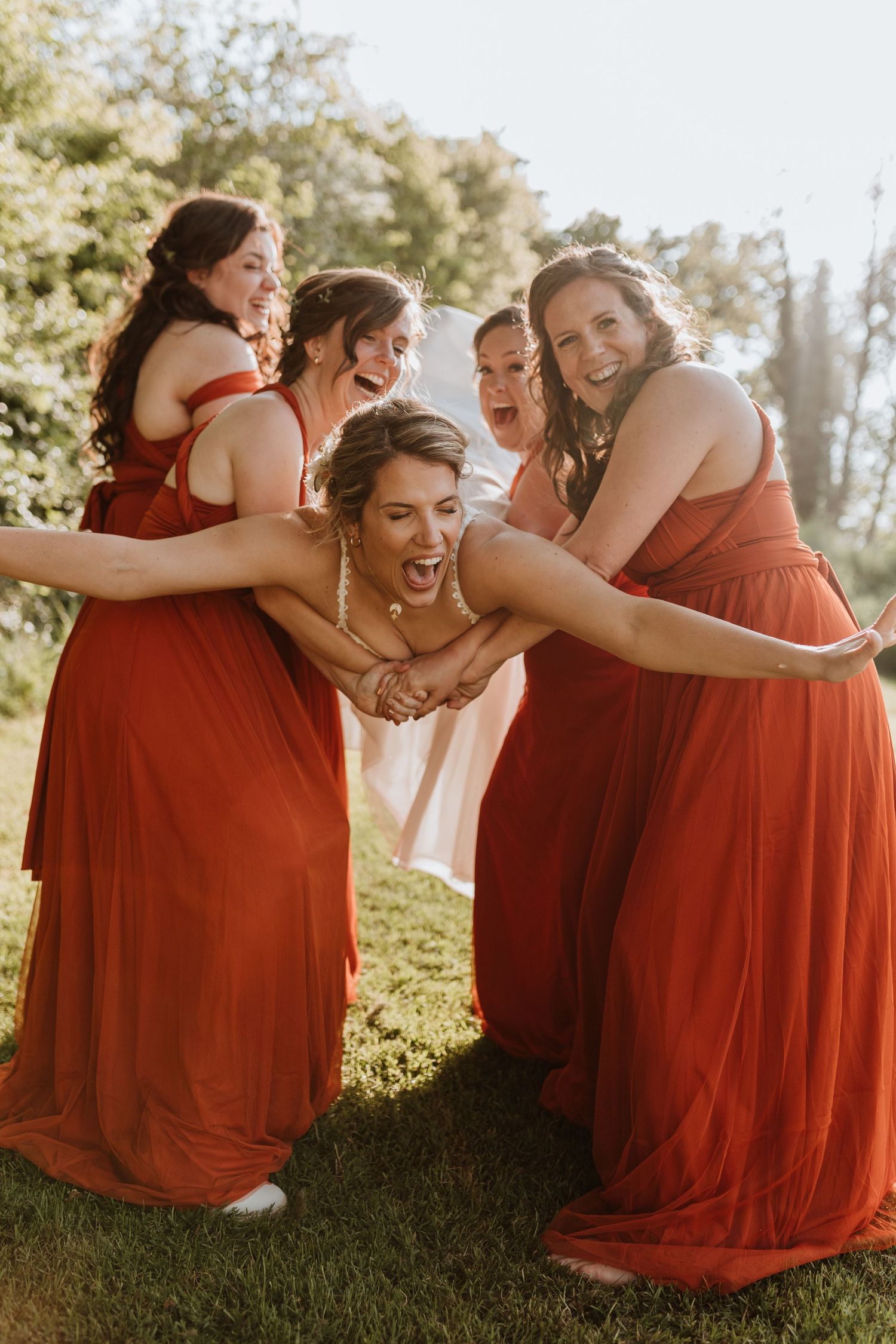 Fun wedding photography