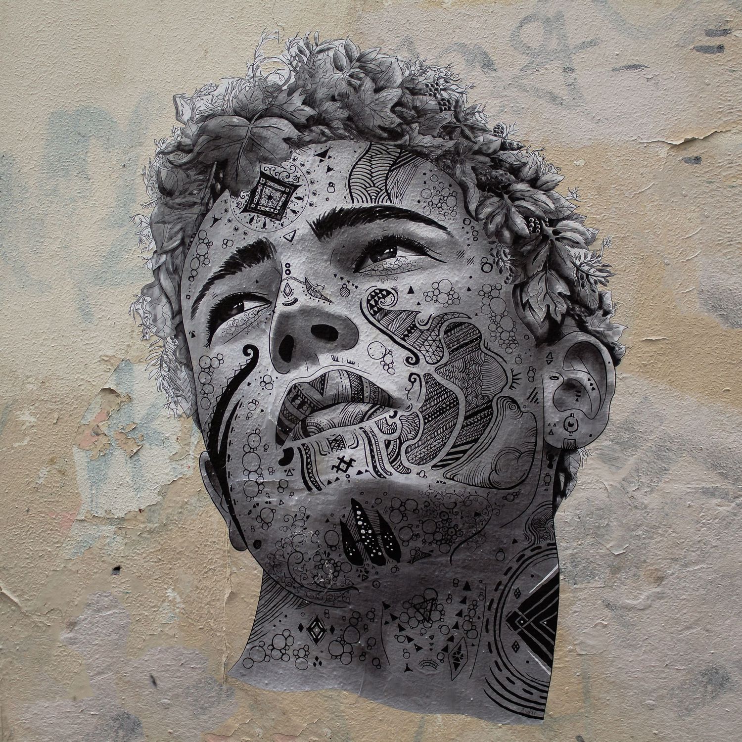 Graffiti art on my way up to Sacred Heart Basilica (Paris - 2019)