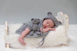 Handsome in gray baby Wesley
