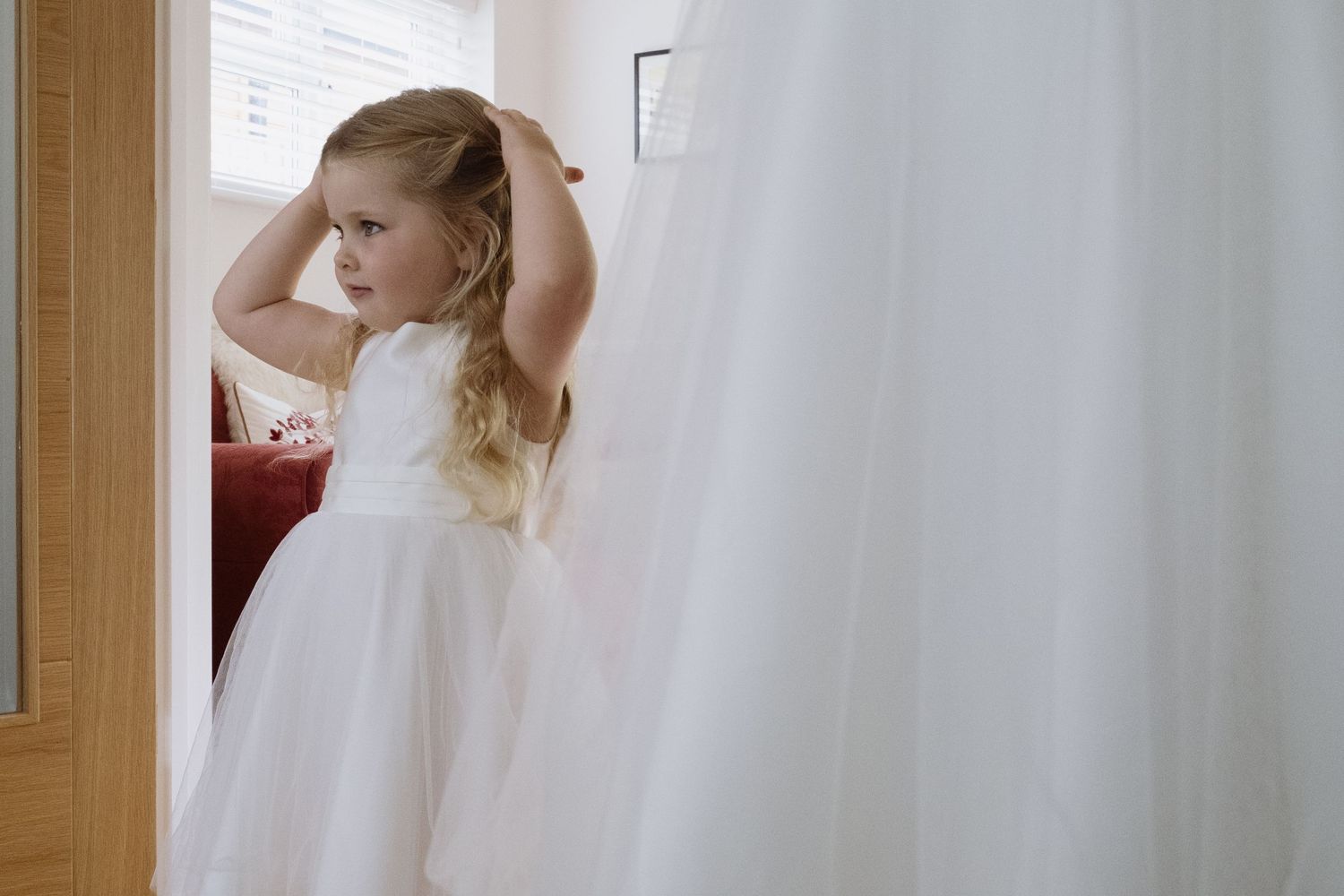 Bridesmaid at home