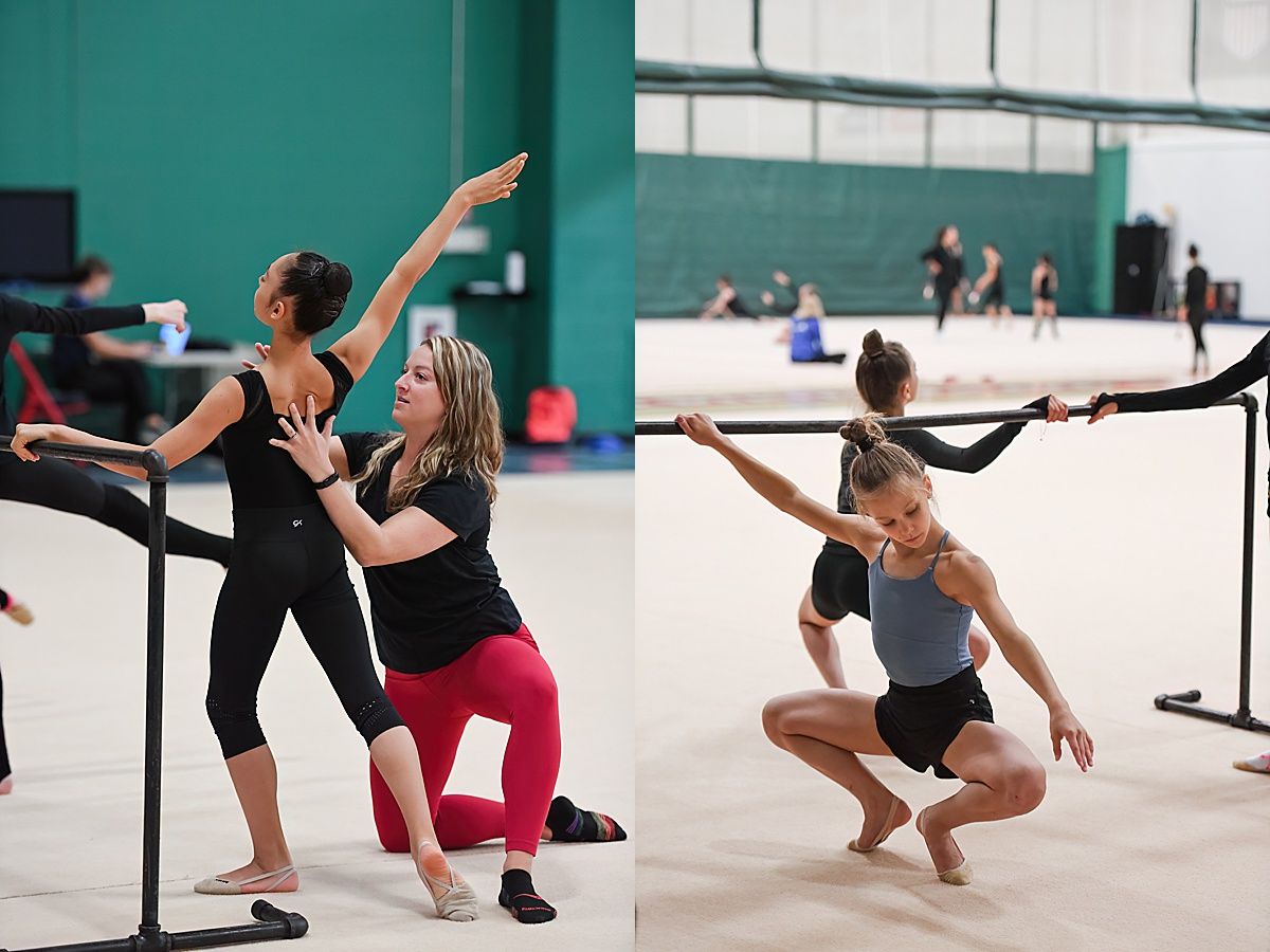 Gymnastics Photographer captures ballet barre