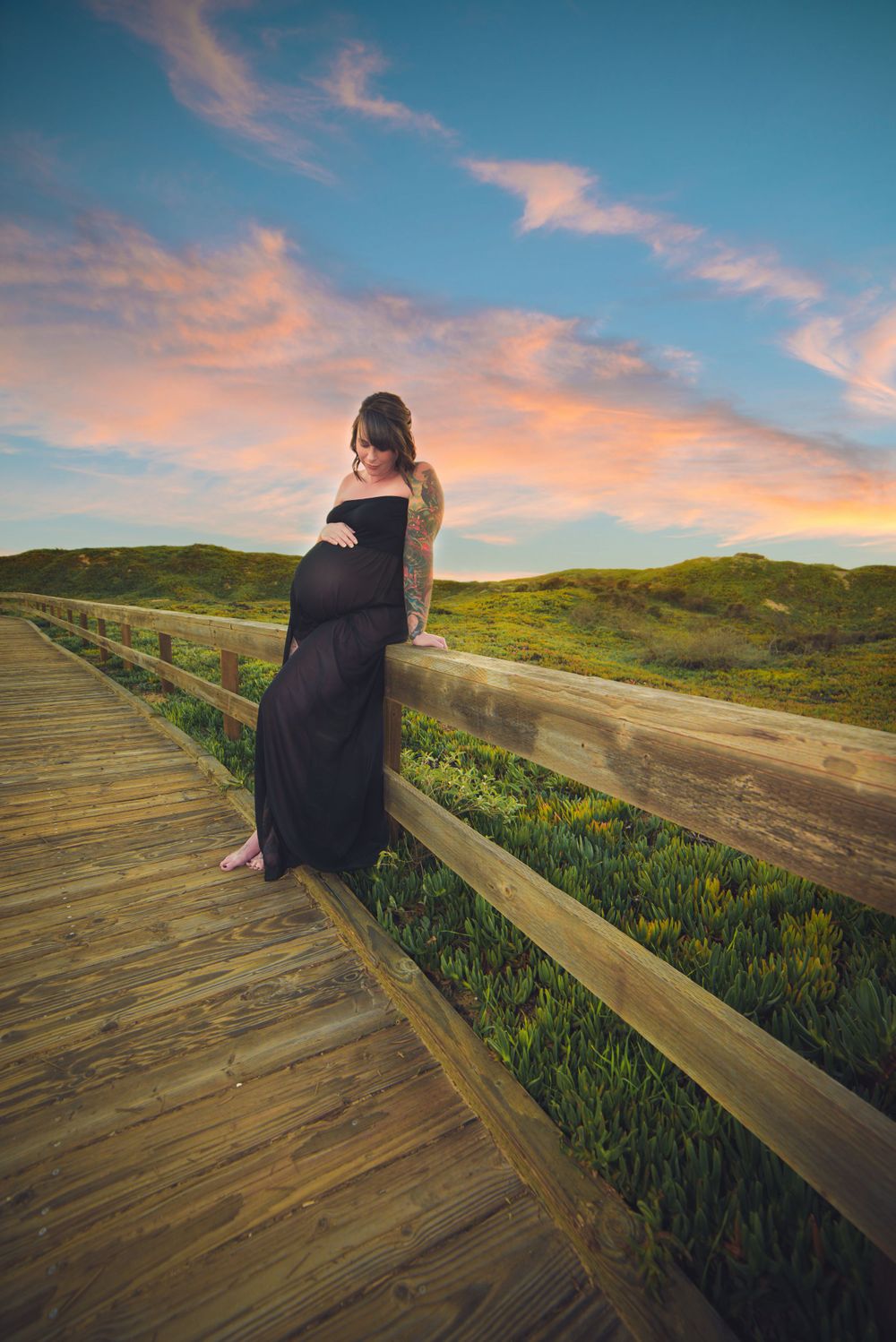 Maternity Portrait Pismo Beach California