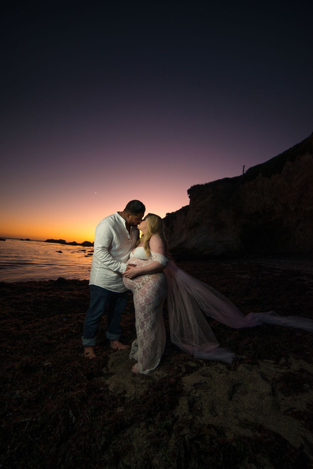 Maternity Portrait in Pismo Beach California
