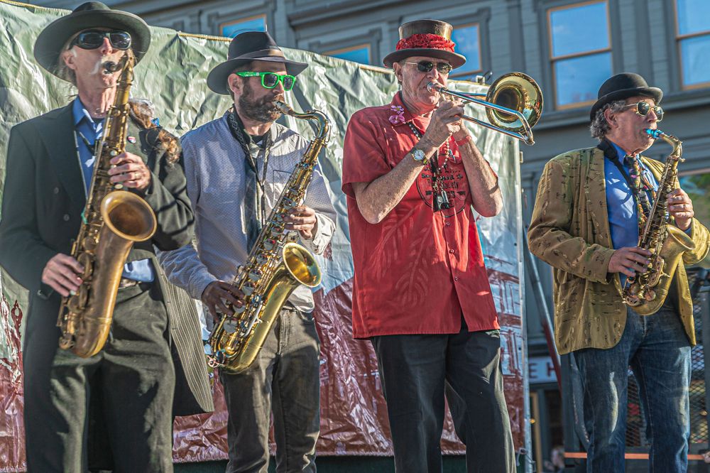 Honk! Festival in Harvard Sqaure.