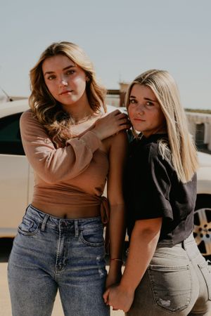 Parking Garage Senior Photos