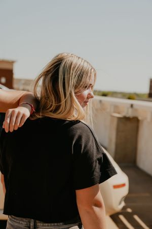 Parking Garage Senior Photos