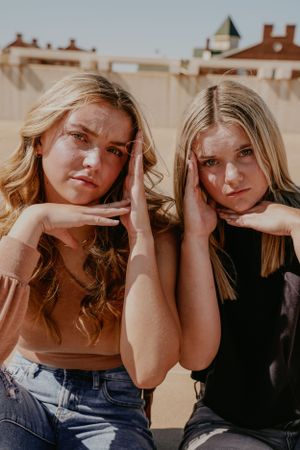 Parking Garage Senior Photos