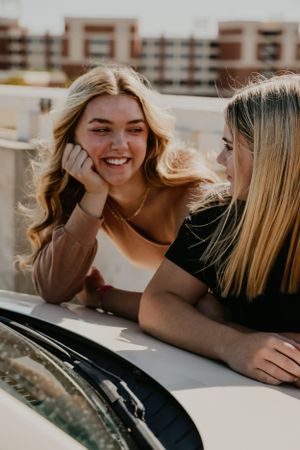Parking Garage Senior Photos