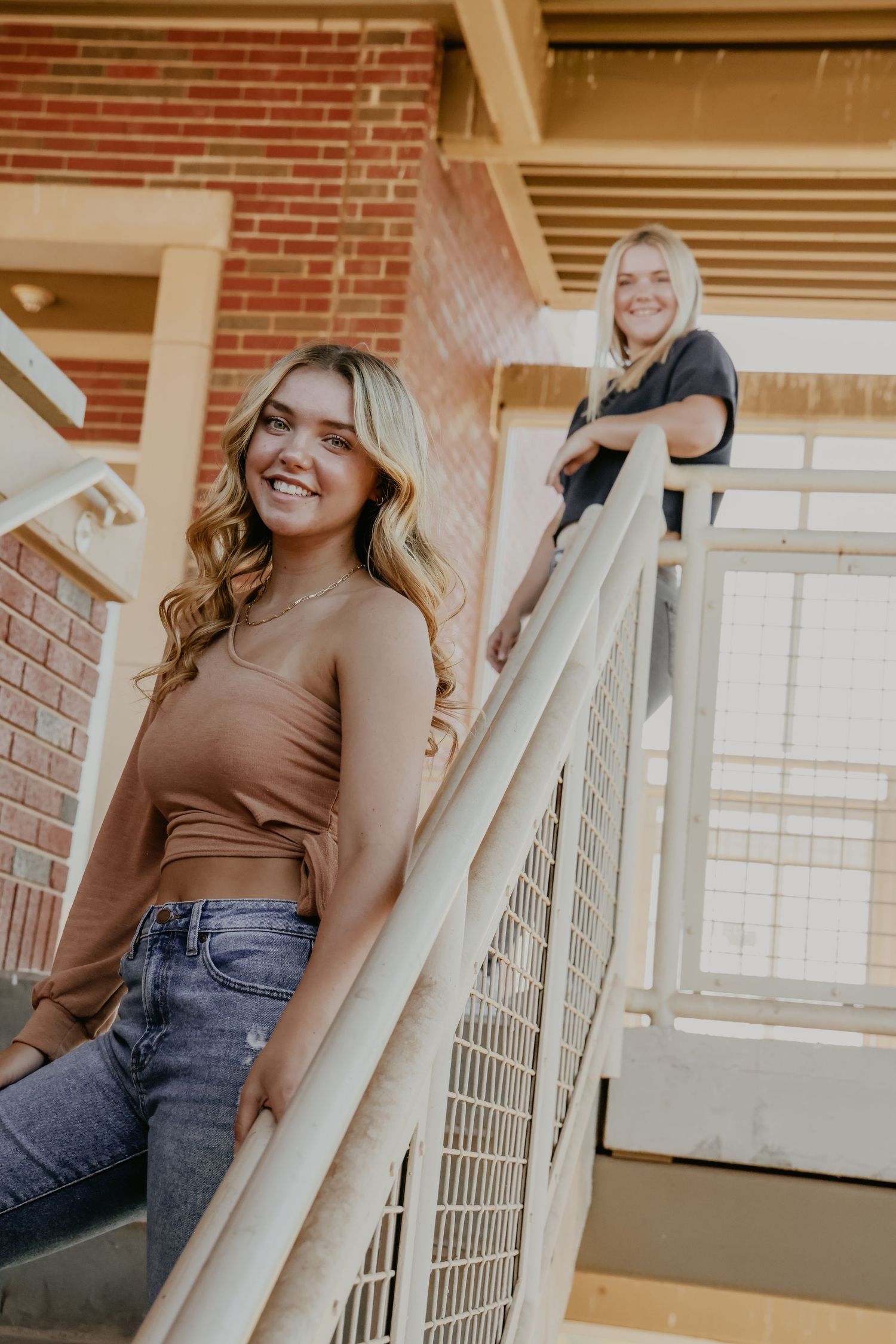 Parking Garage Senior Photos