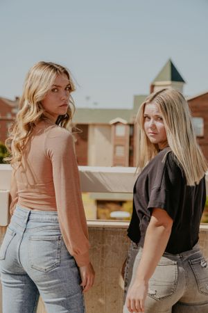 Parking Garage Senior Photos