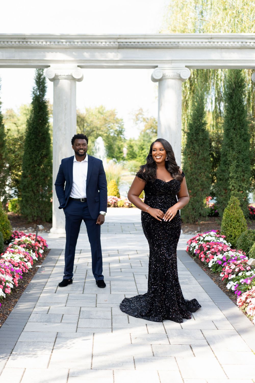 The-Mansion-On-Main-Street-NJ-Engagement-Photos-Black-New-Jersey-Wedding-Photographer-1