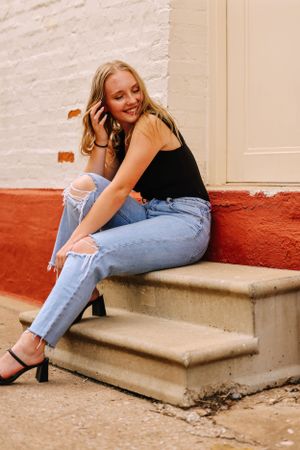 Alley Way Senior Photos