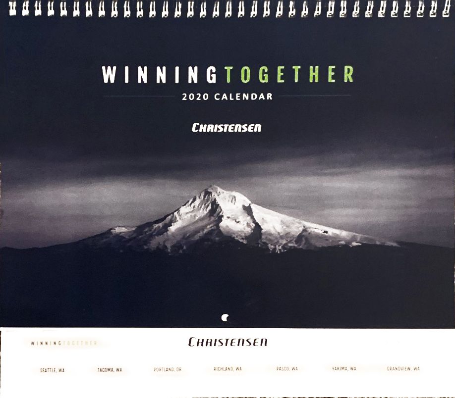 Christensen Inc Calendar Photographer