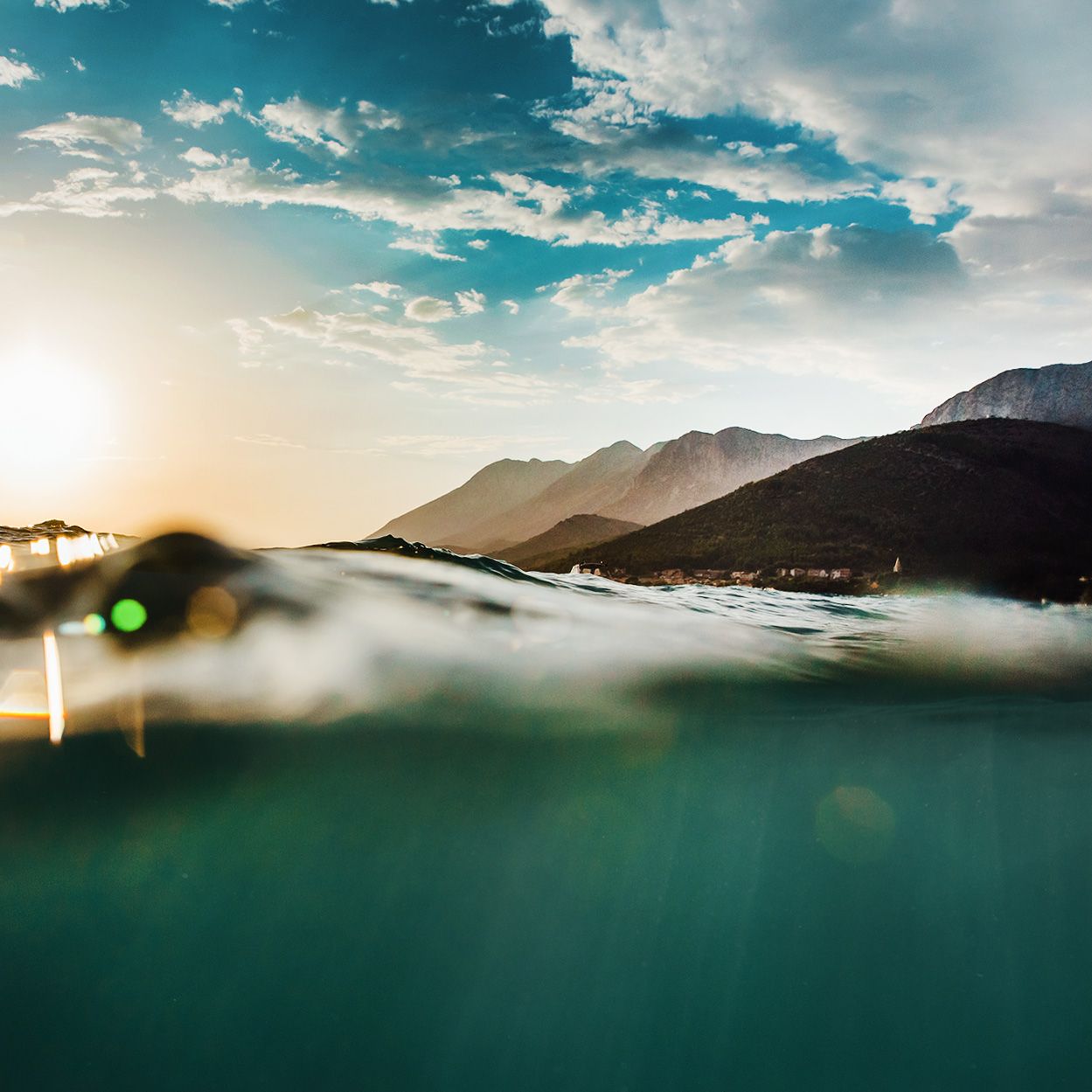 Clear water