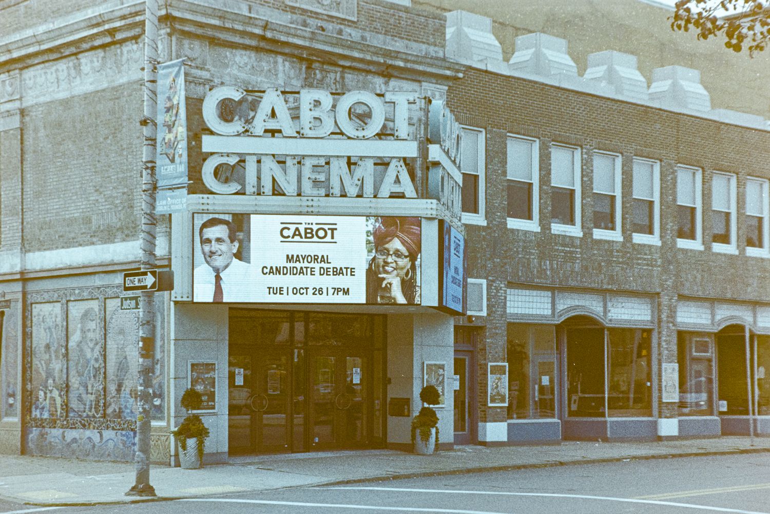 Mayoral Candidate Debate at Cabot Cinema, Beverly, MA 10/26/2021 between Beverly Mayor Mike Cahill & Dr. Esther Ngotho.