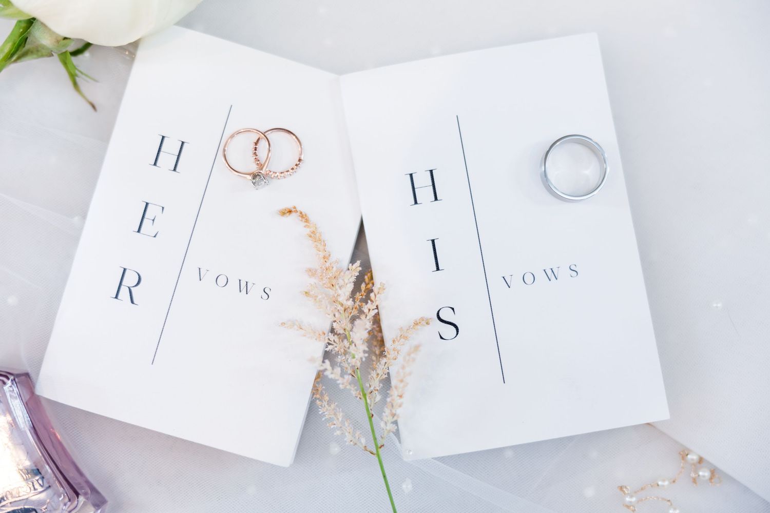 wedding vows, wedding rings, wedding details, summer wedding, bride, groom, couple
