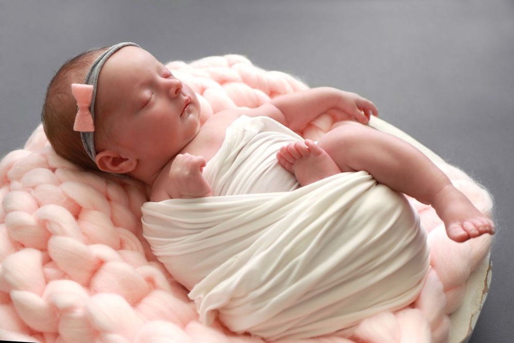 Newborn girl photography, in-home newborn session, Utah newborn photographer, Lehi photographer