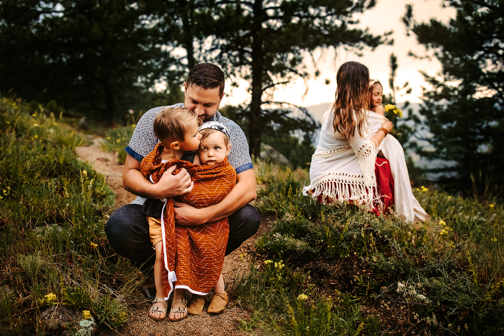 Boho and earthy family session in Columbia, Missouri