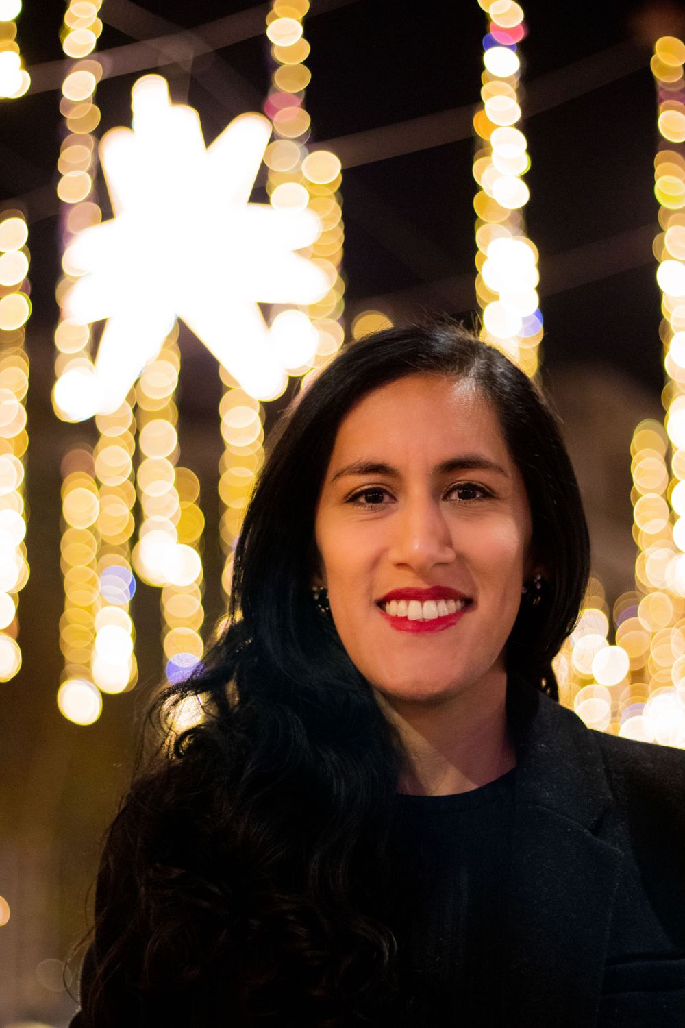 retrato fotografico luces de paseo de gracia