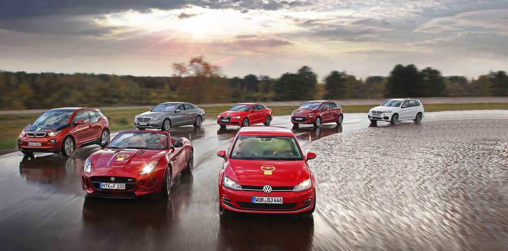 Auto Bild Golden Wheel award group photography post production