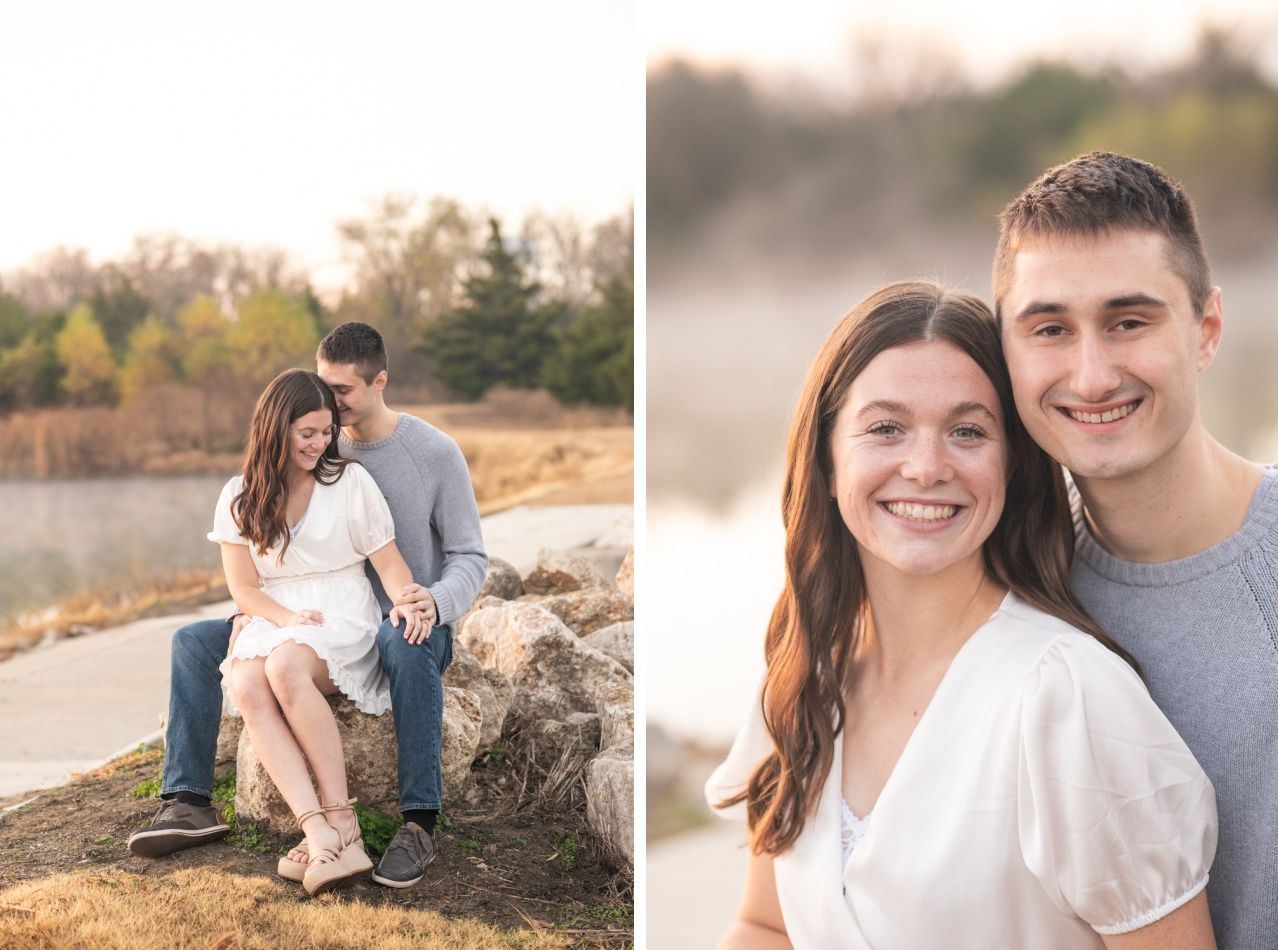 Fall Engagement Session by Bartlesville Portrait and Wedding Photographer Kristi Bray Photography