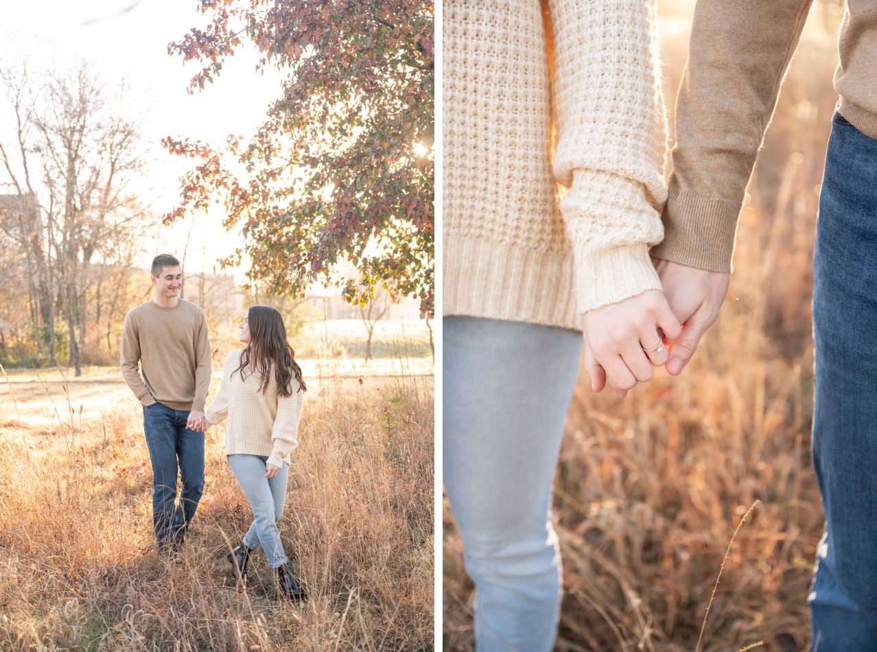 Fall Engagement Session by Bartlesville Portrait and Wedding Photographer Kristi Bray Photography