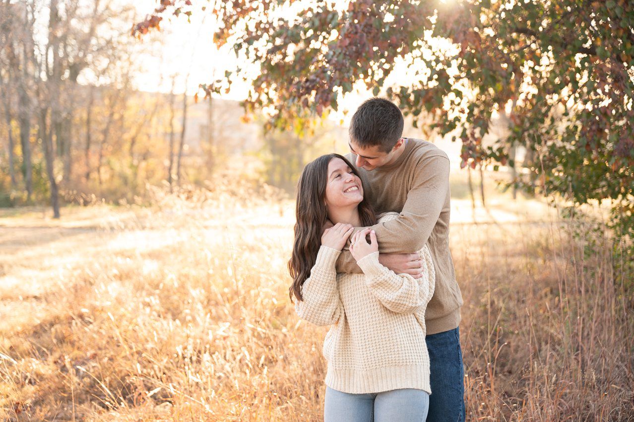 Fall Engagement Session by Bartlesville Portrait and Wedding Photographer Kristi Bray Photography