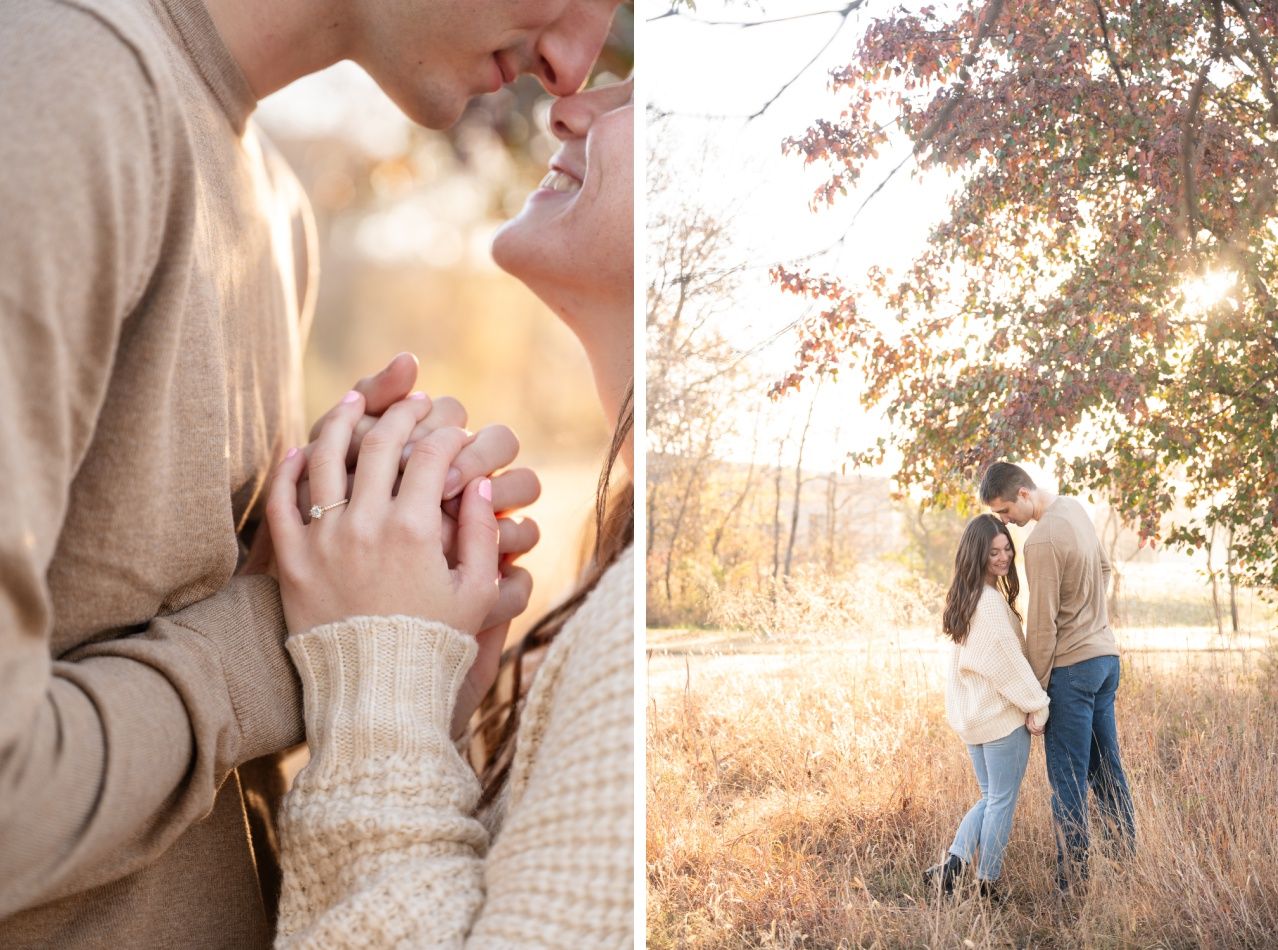 Fall Engagement Session by Bartlesville Portrait and Wedding Photographer Kristi Bray Photography