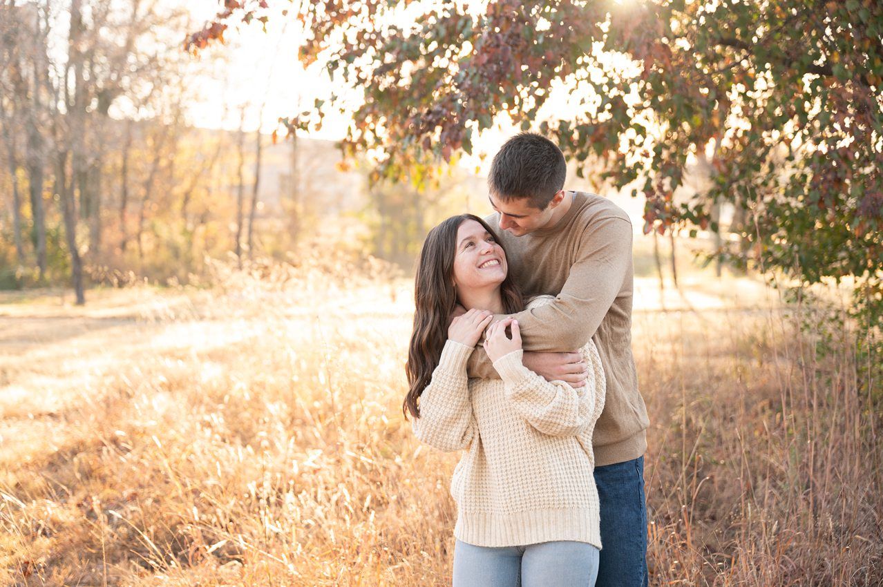 Fall Engagement Session by Bartlesville Portrait and Wedding Photographer Kristi Bray Photography