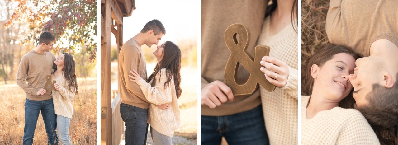 Fall Engagement Session by Bartlesville Portrait and Wedding Photographer Kristi Bray Photography
