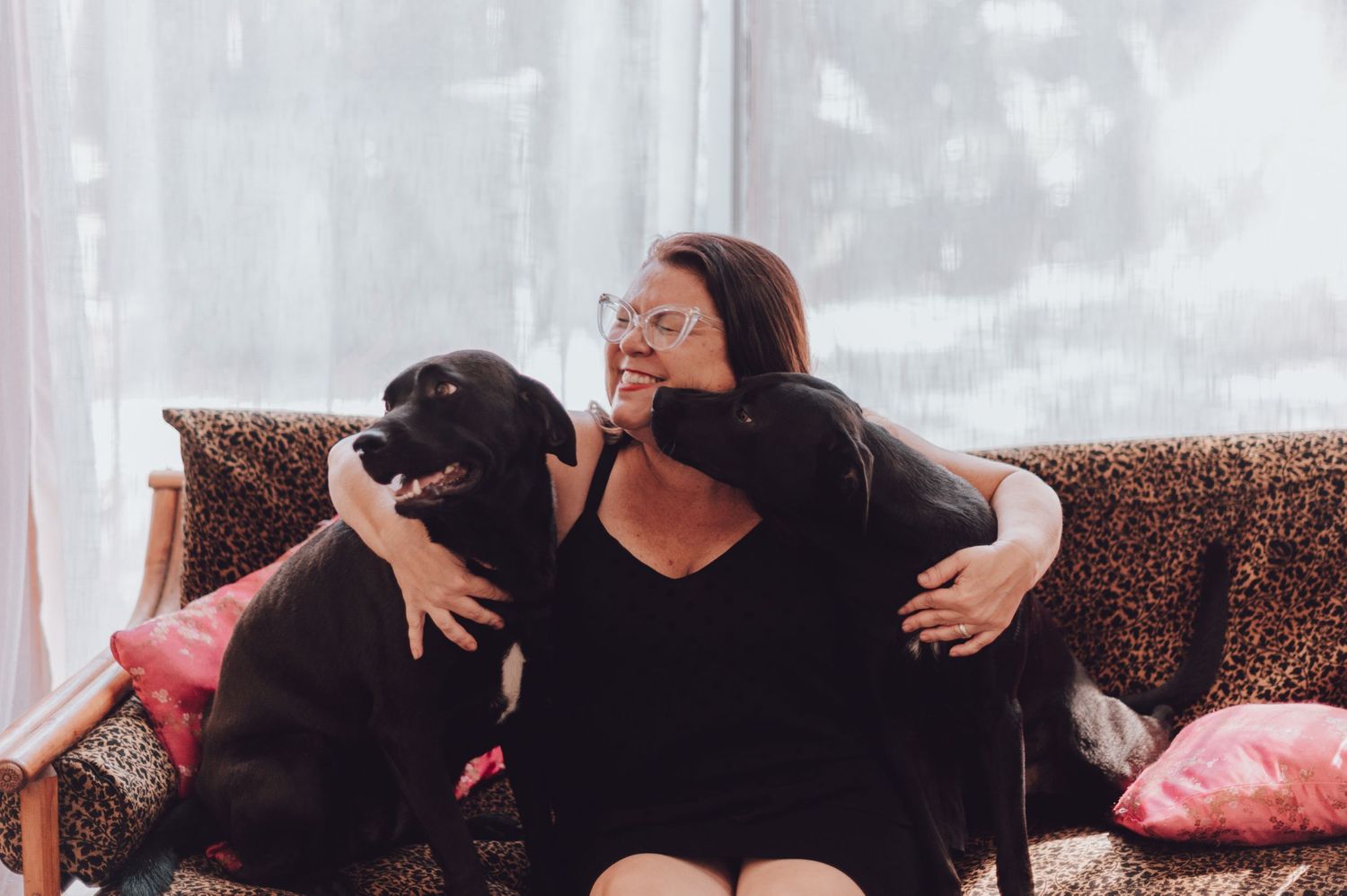 Nikki Farkas & her pups | St. Pete Stylist