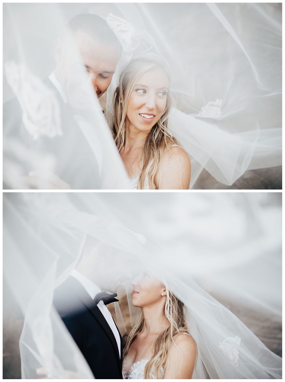 bride and groom under veil, wedding photo inspiration, veil wedding photo