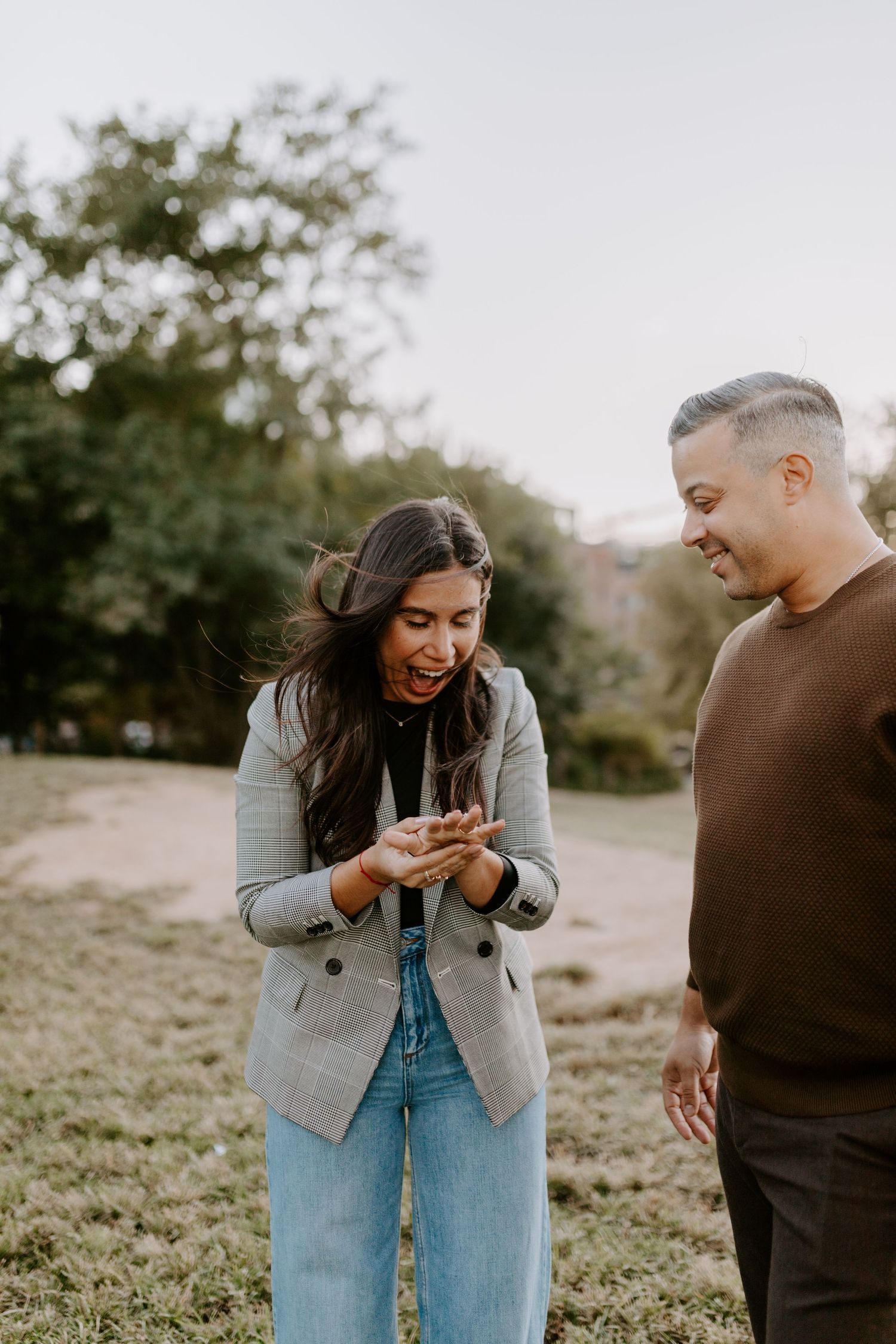 Gaby & Carlos | Dumbo Brooklyn Proposal - Alessandra Marie Photography