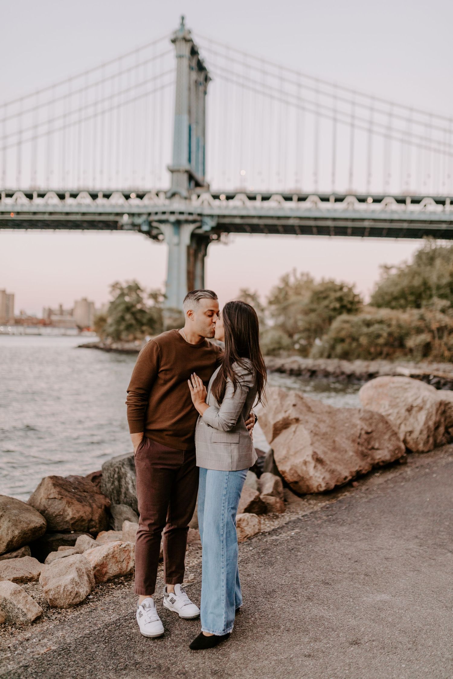 Gaby & Carlos | Dumbo Brooklyn Proposal - Alessandra Marie Photography