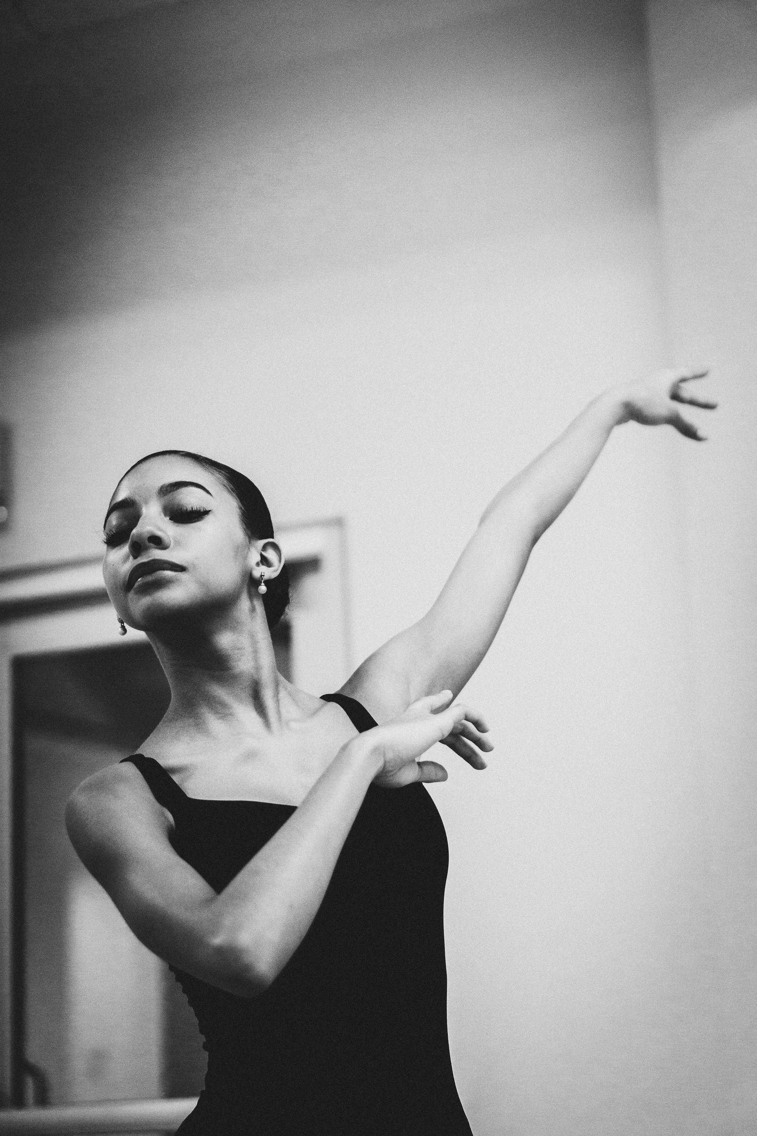 black ballerina, professional chicago dance photography, chicago ballet photographer