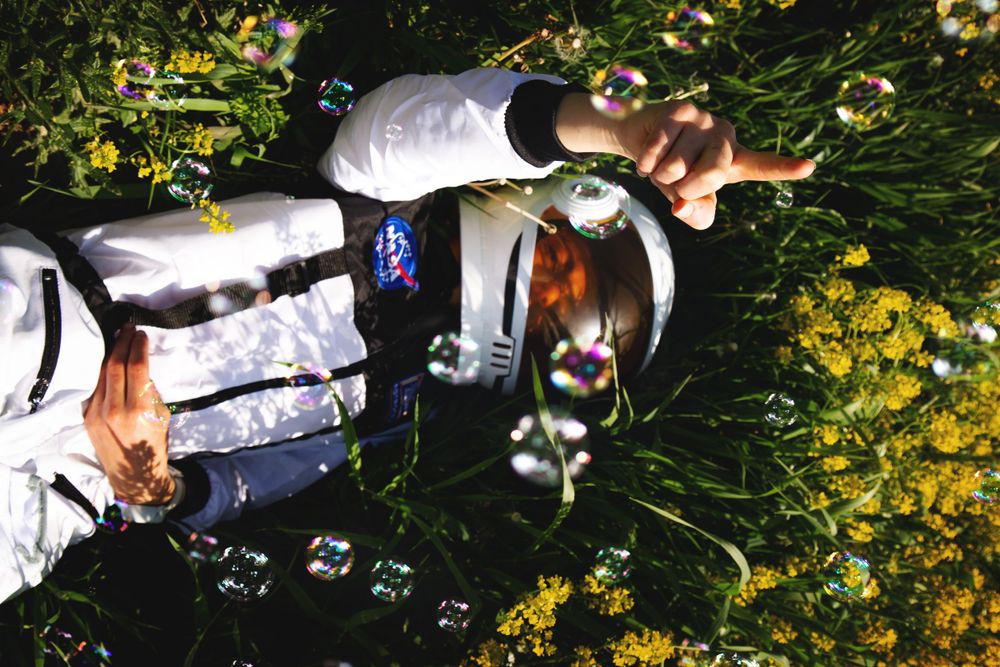 Adventurous and out of this world fine art child's photo session.