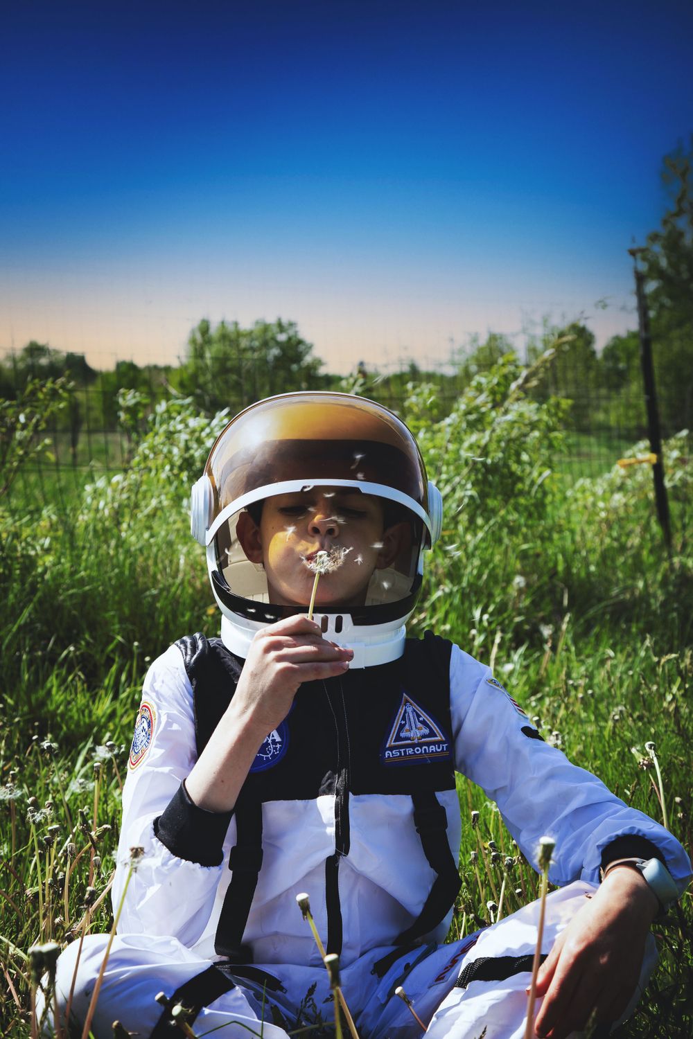 Adventurous and out of this world fine art child's photo session.