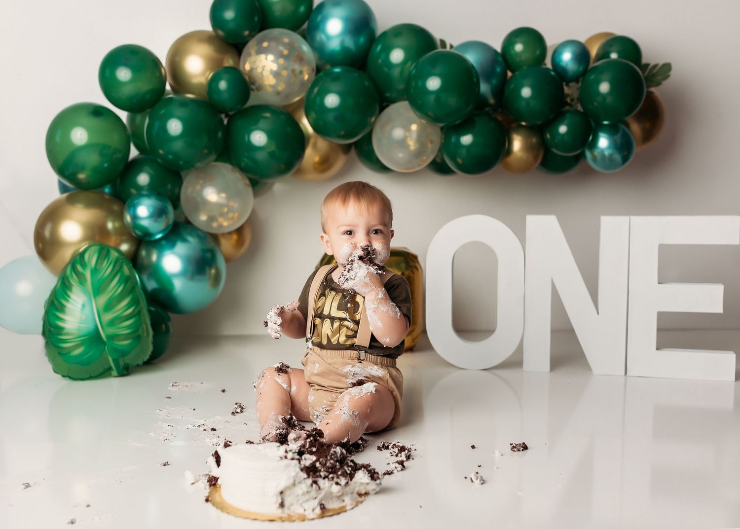 Tulsa Cake Smash baby boy