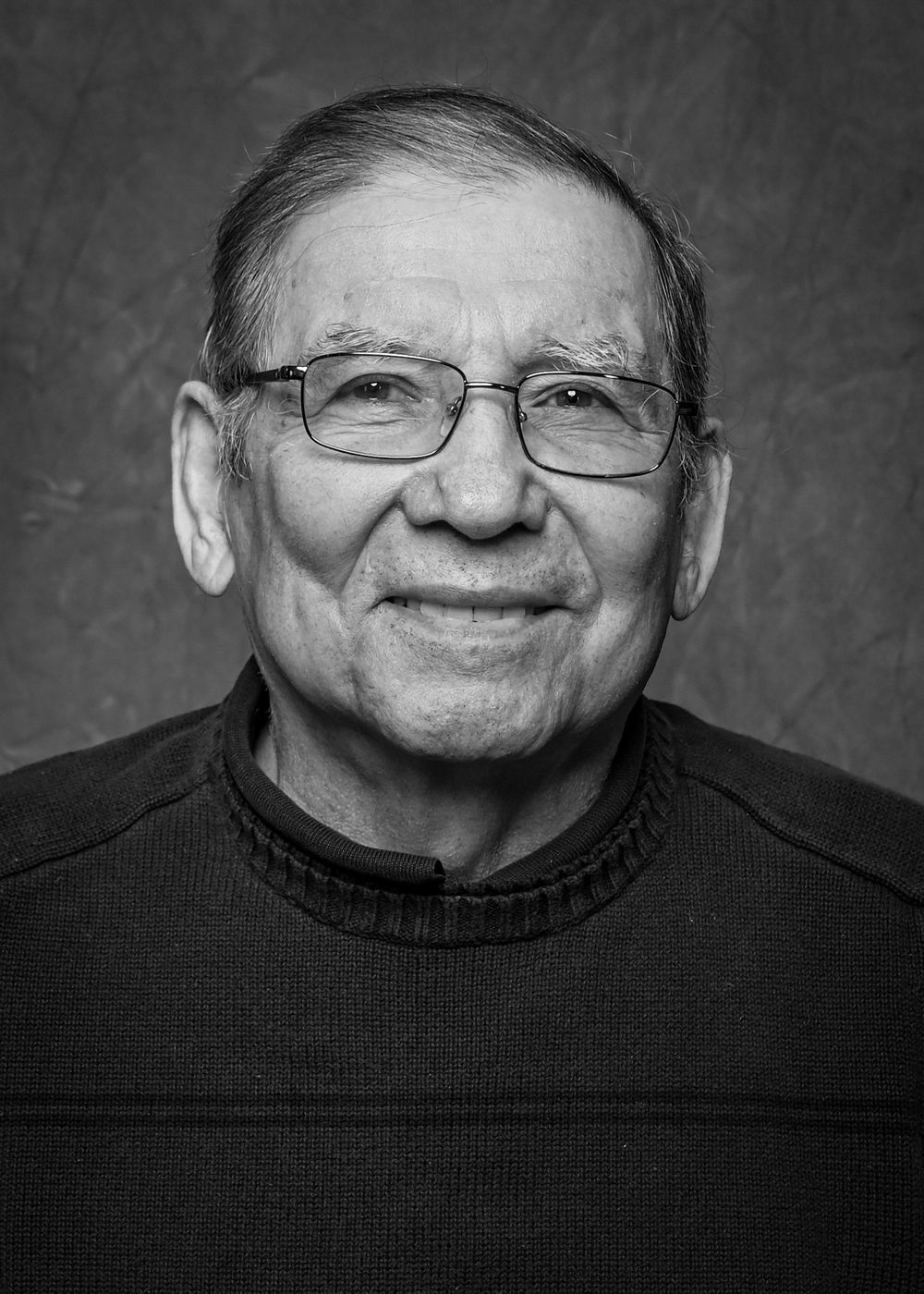black and white portrait