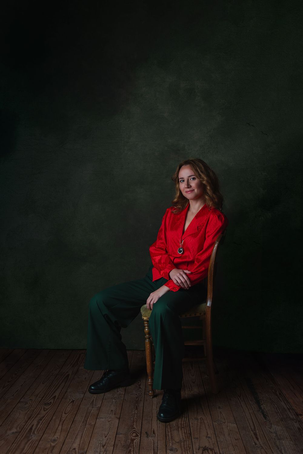 Fine-art portret in studio