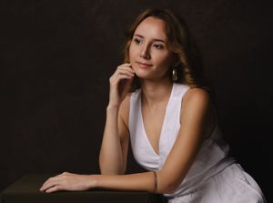 studio portretfoto vrouw