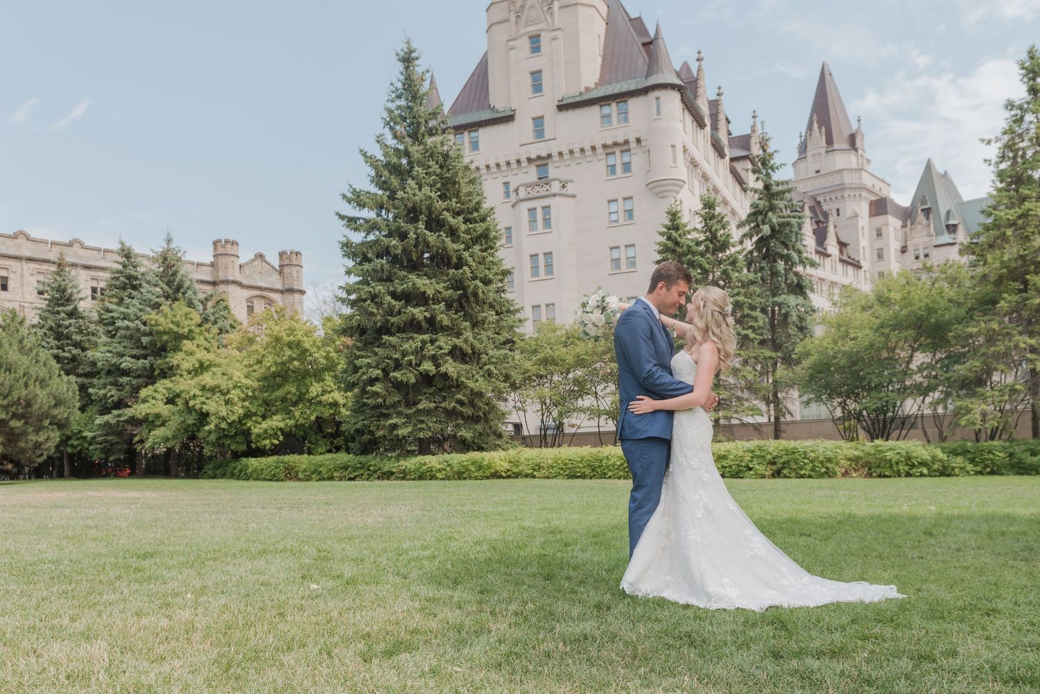 Wedding couple detail, romantic wedding portrait, candid wedding photo, intimate moment portrait, Chateau Laurier