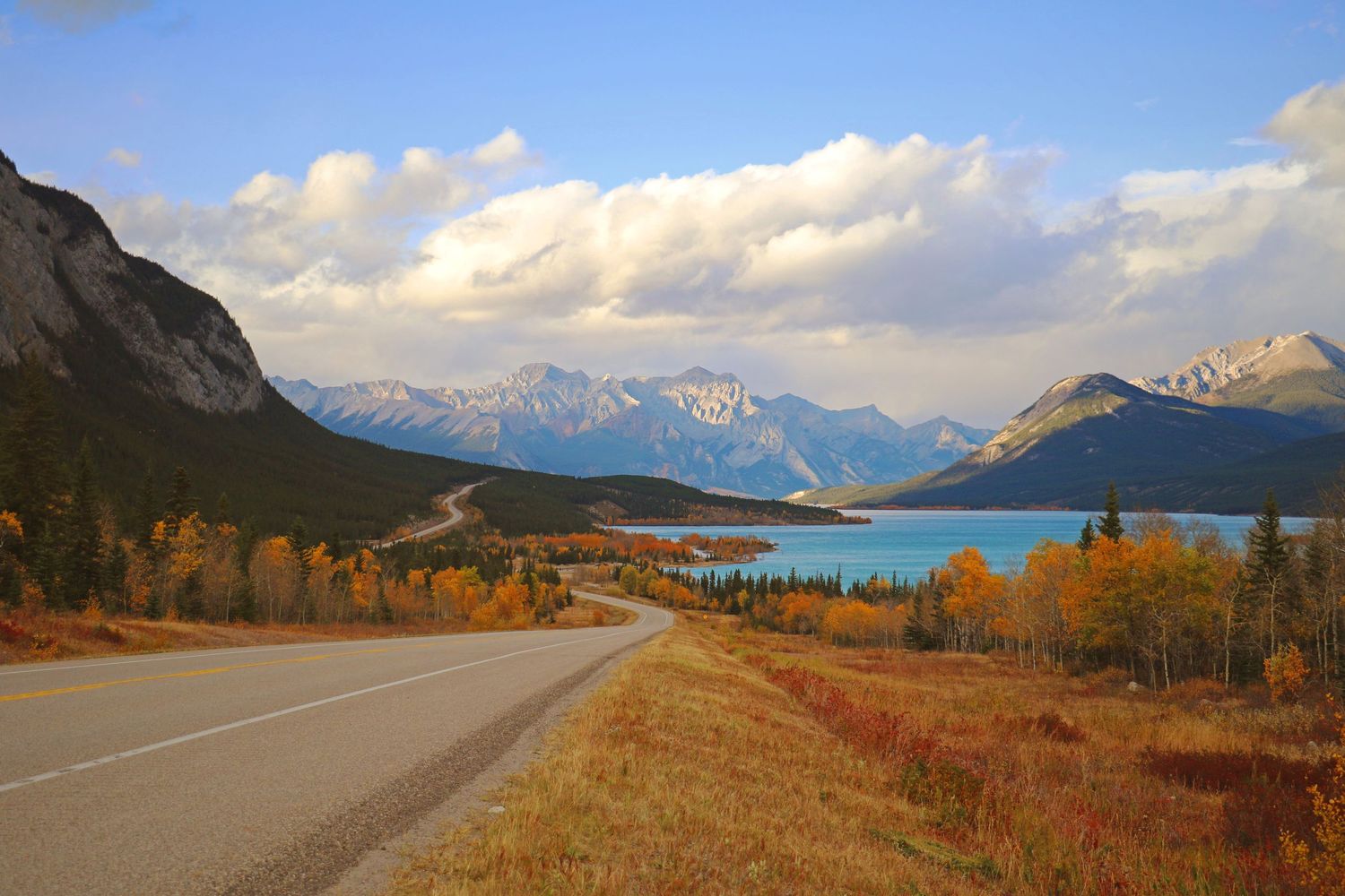 Abraham Lake Scenic Route Image