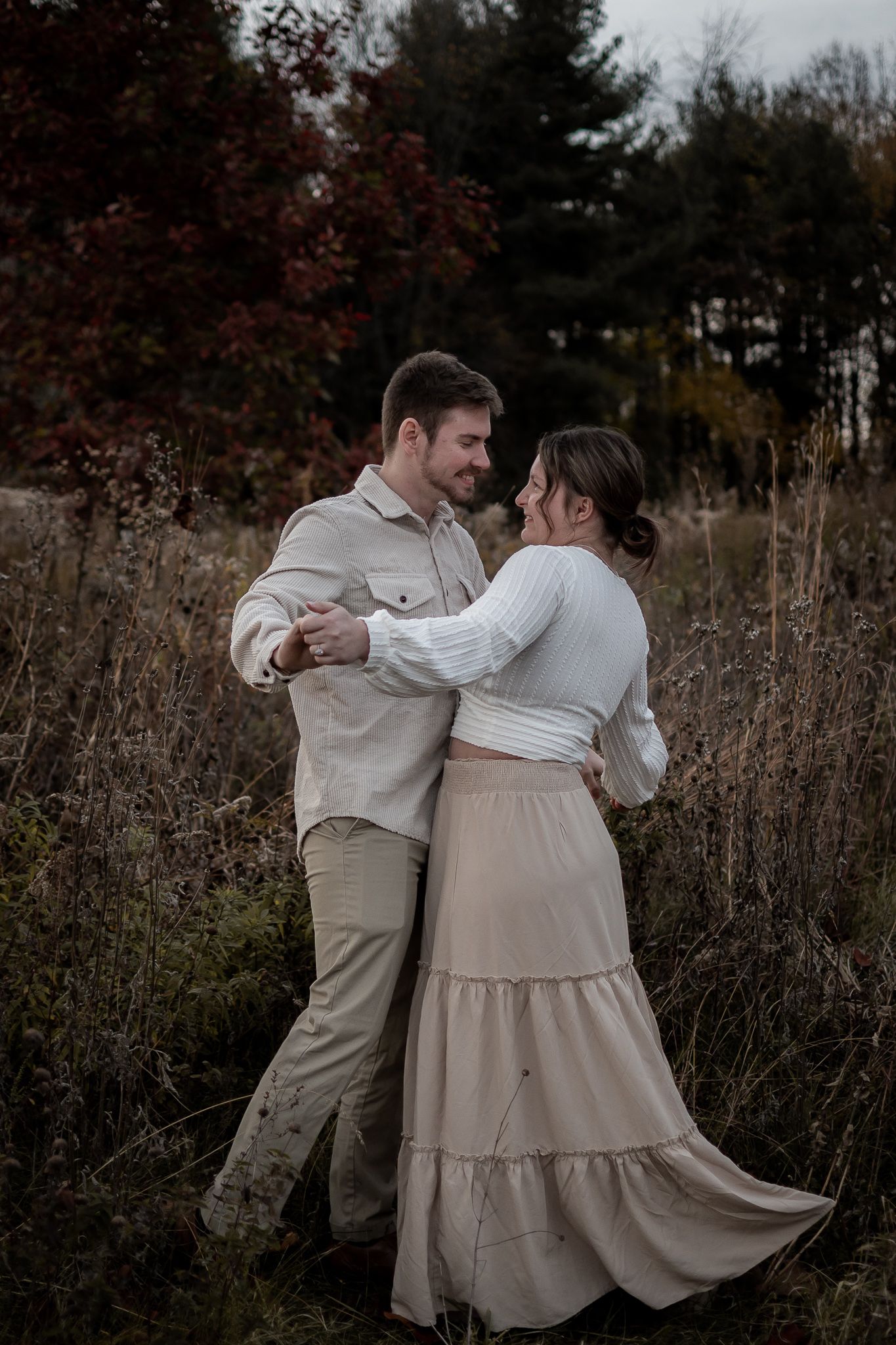 Outdoor, Fall Engagement Session