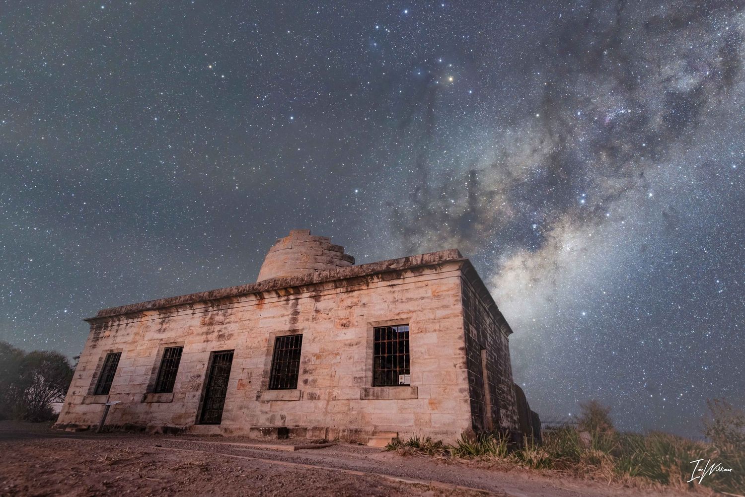 Milky Way rise St George Light House
