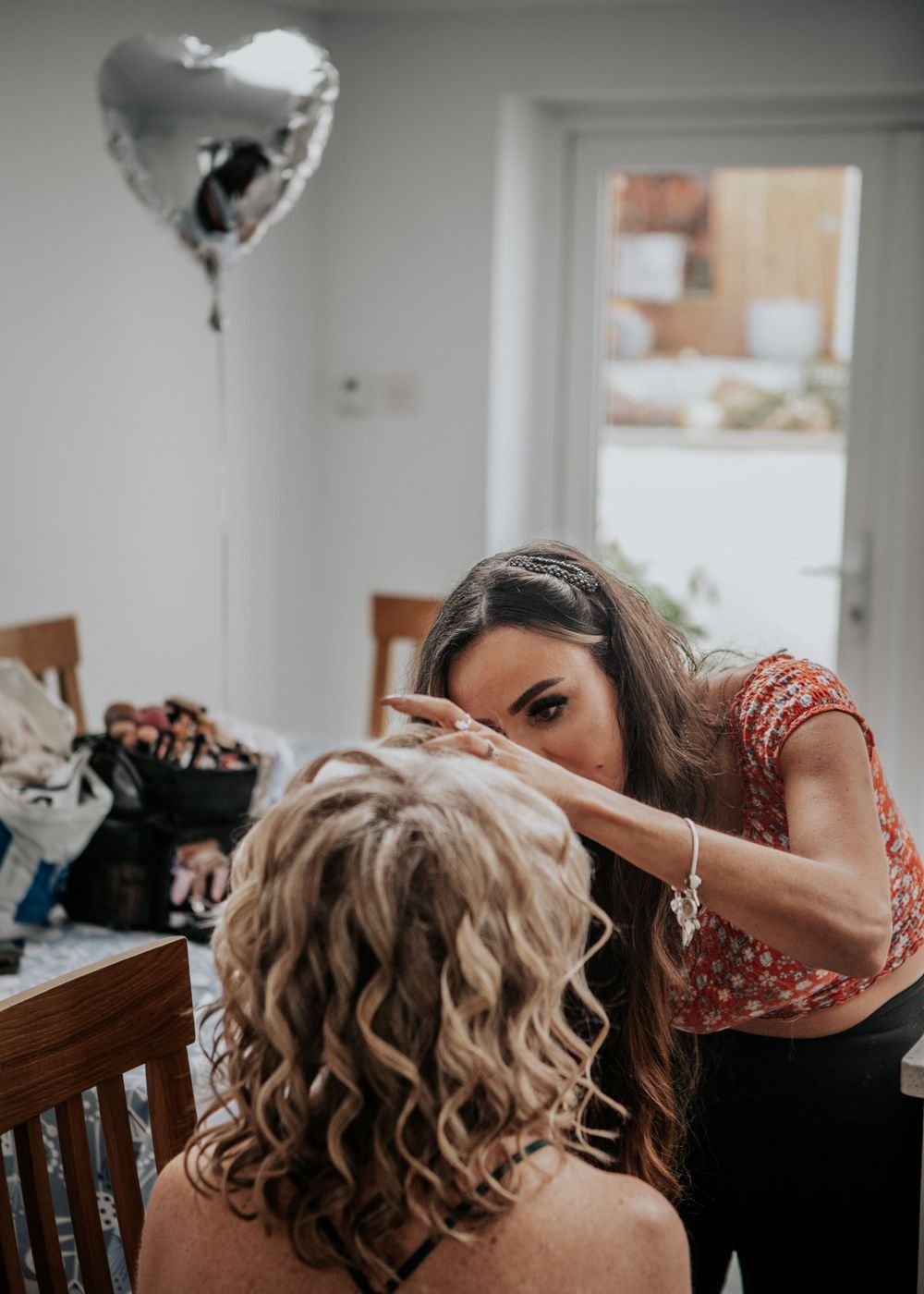 wedding hair and make up photography