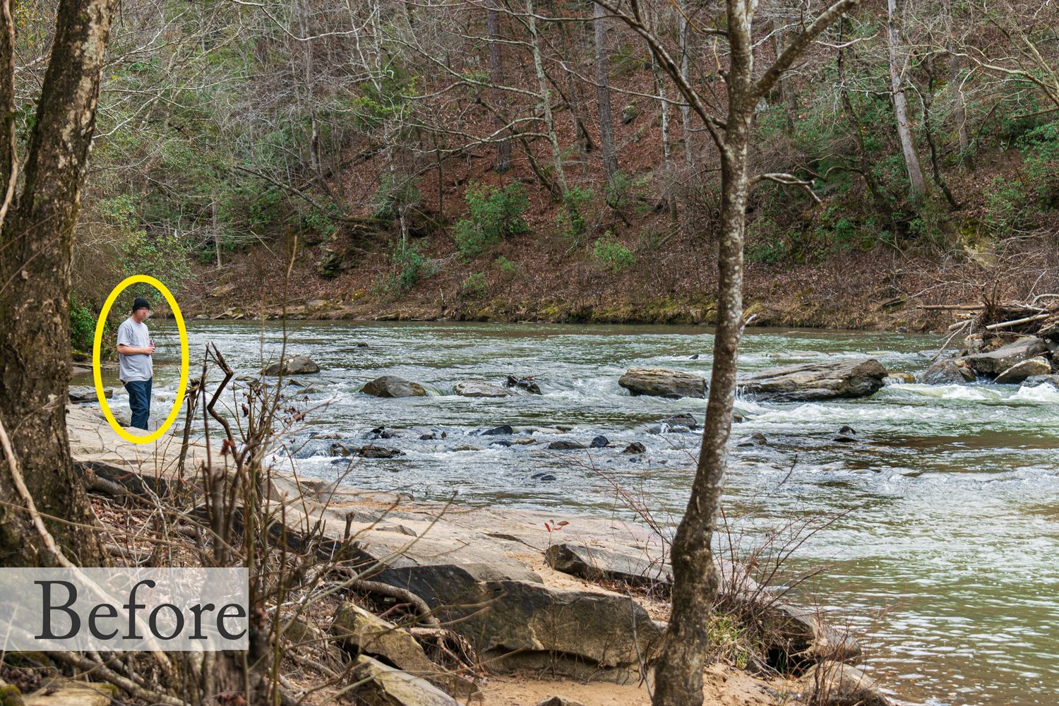 Creek element removal