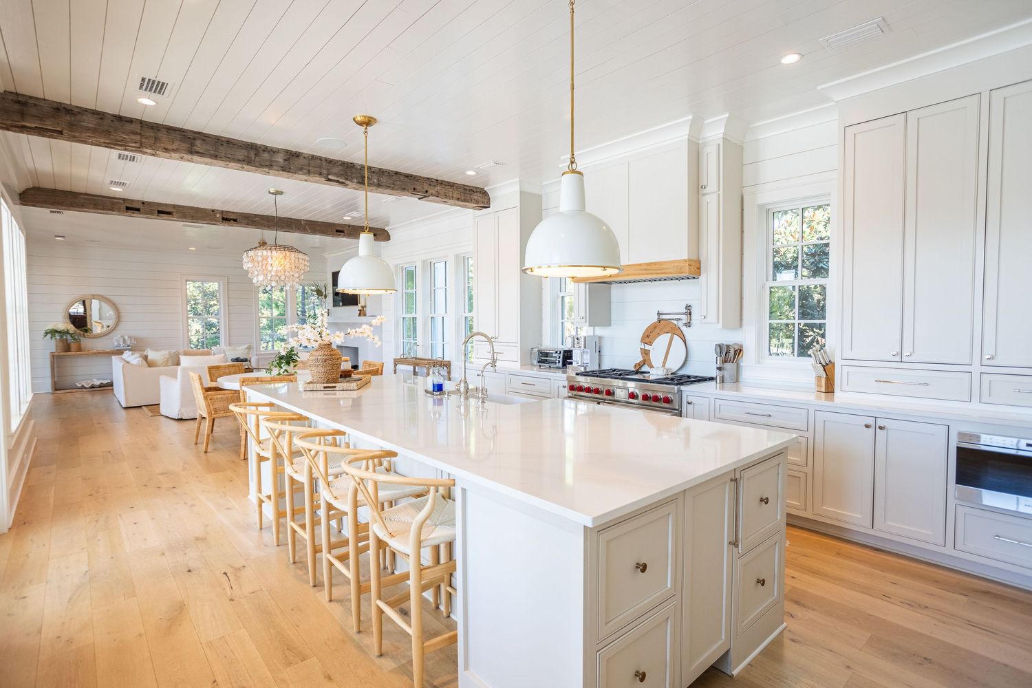 Rosemary Beach FL kitchen with coastal-inspired decor