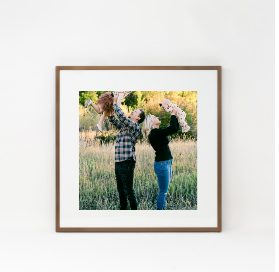 wood frames of a family in Layton, utah